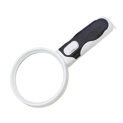 LJSM Lab Microscope Slides Replaceable 2.5X 5X 16X Illuminated Magnifier ABS Magnifying Glass with LED Lights Portable Reading Jewelry Loupe Handheld Loupe Microscope Parts