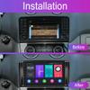 Surakey Android 13 Car Stereo Radio for Mercedes-Benz ML GL 2005 2006 2007 2008 2009 2010 2011 for CarPlay Wireless Android Auto GPS Navi Head Unit 2+32G Bluetooth WiFi FM/RDS SWC 9 in Touch Screen view 2
