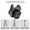 Heeucnon Professional Saddle Clip Adapter Tripod Bracket Vise Clamp Outdoor Bracket Adapts to3/8 Inch Thread Easy Installation view 2