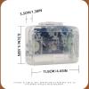 Portable Stereo Cassette Player, Retro Tape Machine, Multi-Function Radio Recorder, Equipped with Headphones(Blue Clear) view 2