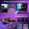[4G+128G] Car Radio for Hyundai Veloster 2011-2015 with Wireless CarPlay Android Auto,9" Touchscreen Android 15 Car Stereo with Mirror Link WiFi GPS,Bluetooth,FM/RDS SWC EQ+AHD Backup Camera view 3