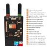 yyiikee Protect 1206S Professional RF Detector & Bug Sweeper  Detects GSM Bluetooth Wi-Fi & Hidden Cameras  Dual Antennas 50MHz-12GHz Frequency Range Anti Spy Device for Home Office Car view 2