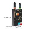yyiikee Protect 1206S Professional RF Detector & Bug Sweeper  Detects GSM Bluetooth Wi-Fi & Hidden Cameras  Dual Antennas 50MHz-12GHz Frequency Range Anti Spy Device for Home Office Car view 3