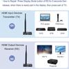 Wireless HDMI Transmitter and Receiver Kit, 5.8GHz Signal, 590Ft Range, 1080P 60Hz Resolution, Loop Out Support for Laptops, PCs, DVD Players, Cameras view 2