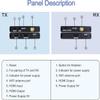 Wireless HDMI Transmitter and Receiver Kit, 5.8GHz Signal, 590Ft Range, 1080P 60Hz Resolution, Loop Out Support for Laptops, PCs, DVD Players, Cameras view 3