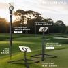 MOSENVKA Golf Tripod & Monopod Magnetic Phone Holder Golf Selfie Stick Tripod Ground Mount to Record Golf Swing Adjustable Golf Stick Aluminum Golf Swing Training Aid Compatible with iPhone Android view 2
