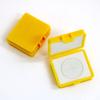 LJSM Lab Microscope Slides 935 0.1mm Stage Micrometer Cross Circle Reticle Inside and Outside Objective Lense Micrometer Cross Ruler for Microscope Microscope Parts(19mm) view 2
