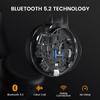 EKSA H16 Wireless Headset with AI Noise Cancelling Microphone, Bluetooth V5.2 Headphones with 2.4G USB Dongle & Mic Mute, 55Hours Playtime for Computer/Laptop/PC view 2