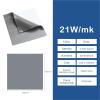 1pc 21W/mK Grey Thermal Conductivity Thermal Pad, Conductive Silicone Pad 0.75mm 2.5mm 3mm(100x100x2.7mm) view 3