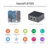 NanoPi R76S Mini Router, RK3576 Octa-Core SoC with AI Model, LPDDR5 16GB RAM 32GB eMMC, 6TOPS NPU,Dual 2.5G Ethernet, Support M.2 Wi-Fi Module (None M.2 WiFi, LPDDR4X 4GB, Standard) view 2