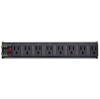 DIN Rail Mount AC 120V NEMA 5-15R Receptacle Outlet Power Strip Module, with Rocker Switch Thermal Circuit Breaker Overload Protector (8 Outlets) view 1