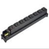 DIN Rail Mount AC 120V NEMA 5-15R Receptacle Outlet Power Strip Module, with Rocker Switch Thermal Circuit Breaker Overload Protector (8 Outlets) view 2