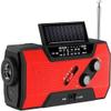 Crank Radio Solar Power, Emergency Hand Crank Radio with Flashlight & 1000mAh Cell Phone Charger, Portable AM/FM NOAA Weather Radio, Household Outdoor Emergency Supplies view 1