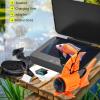 ASHATA Underwater Fishing Camera, 4.3 Inch Screen Ice Fishing Camera Fish Finder 1080P 5MP 195 Wide Angle High Brightness, 8 LEDs Fill Light, 65.62ft Cable, for Lake Sea Boat view 2