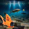 ASHATA Underwater Fishing Camera, 4.3 Inch Screen Ice Fishing Camera Fish Finder 1080P 5MP 195 Wide Angle High Brightness, 8 LEDs Fill Light, 65.62ft Cable, for Lake Sea Boat view 4