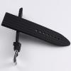 23 21mm Rubber Black Watchband for Chopard Silicone Watch Strap Men Tape Wrist Bracelet Pin Buckle (Color : Preto, Size : 23mm) view 3
