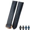 21mm 20mm 22mm Cow Leather Watch Strap for Omega Seamaster 300 Speedmaster Watch Bands (Color : Blue Rose, Size : 21mm) view 1