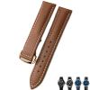 21mm 20mm 22mm Cow Leather Watch Strap for Omega Seamaster 300 Speedmaster Watch Bands (Color : Brown Rose, Size : 21mm) view 1