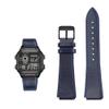18MM Retro Cowhide quick release Watchband fit for Casio G-Shock A158/A158W/A168/f91w/AE-1200/A159/A169/AE1300(Blue black pin) view 1