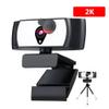 58GXCAAMOT Full HD Webcam 4k 2k 1080p Webcam with Microphone Lightweight Webcam for Laptop Video Mini Camera (Size : XX-Large) view 2