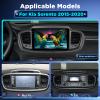 [4+128G] Upgrade Radio for Kia Sorento 2015-2020: NHOPEEW 10.1 inch Android Incell Touchscreen Stereo - Wireless Carplay and Android Auto, Custom Homepage, 5G/WiFi, GPS, BT 5.0 + Backup Camera view 2