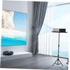 Tofficu Multifunctional Projector Tripod Stand - Height Adjustable for Laptop/DJ Gear/Tablet with Stable Base, Portable for Movies/Office/Studio view 3