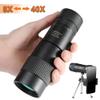 Portable Telescope Grip Scope HD Wide View Monocular 8-40x40 - with Stretchable Lens and Continuous Zoom + BAK4 Prism-Comes with Tripod, Phone HolderLanyard view 3