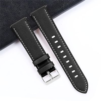 20mm 22mm Leather Watch Strap Band for Huawei WatchGt 2 3 Pro for Amazfit GTR Bracelet Quick Release Men Women WristBelt