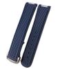 20mm Rubber Silicone Watch Band for Omega Strap Seamaster 300 AT150 Aqua Terra Ultra Light 8900 Steel Buckle Watchband Bracelets (Color : Blue, Size : 20mm Rose Gold) view 1