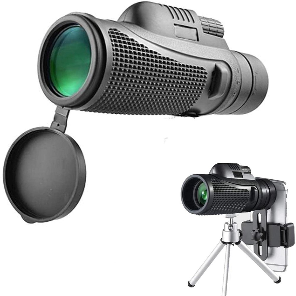 Telescope for Adults,HD BAK4 Prism Phone Telescopes High Power Wildlife Bird Watching Camping,Monocular Binoculars for Adults with