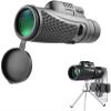 Telescope for Adults,HD BAK4 Prism Phone Telescopes High Power Wildlife Bird Watching Camping,Monocular Binoculars for Adults with view 1
