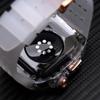 49mm 45mm 44mm Transparent Watch Case Rubber Band Mod KitFor Apple Watch Ultra 2 8/7/6/5/4/SE SeriesMen Women Rm Clear Watch Case Sport Breathable Strap Replacement view 4