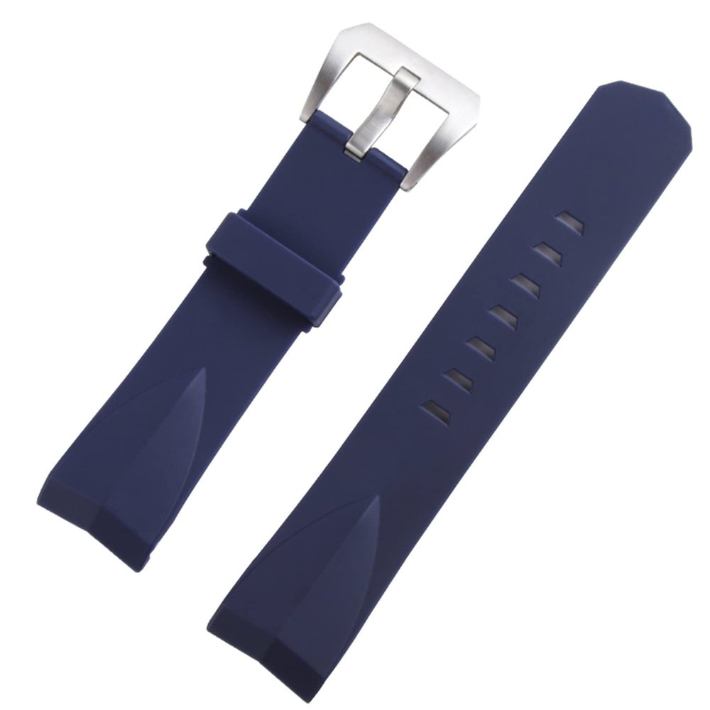 22mm 24mm Silicone Watch Bands Fit For Corum Sports Rubber Strap Fashion Wrist Watch Bracelet Replacement Accessories Parts