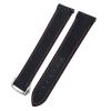 20mm Watchbands Canvas Leather Bottom Watchband for Omega Seamaster 300 Speedmaster AT150 Planet Ocean Nylon Watch Strap for man woman view 1