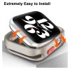 DirectNine Basics TPU Cover for Apple Watch Series Ultra 49mm 9 8 7 41mm 45mm Bumper Frame Shell Cases for iWatch 6 5 SE 4 40 44mm Case(Plating-Black,41mm) view 3