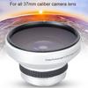 37MM 0.25X Fisheye Lens with Storage Bag, Removable Macro Close-up Shooting Fisheye Effect Lens, Wide View Optical Glass Super Fisheye Additional Lens for 37mm Caliber Camera Lenses view 3