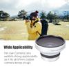 37MM 0.25X Fisheye Lens with Storage Bag, Removable Macro Close-up Shooting Fisheye Effect Lens, Wide View Optical Glass Super Fisheye Additional Lens for 37mm Caliber Camera Lenses view 4