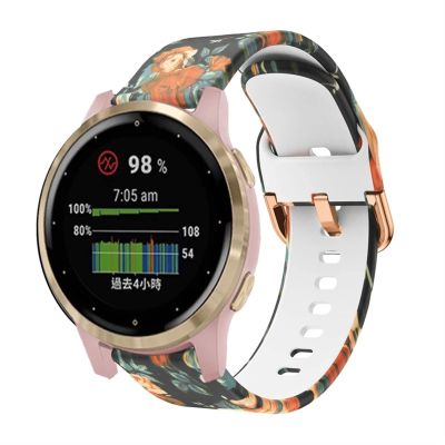 18mm Silicone Replacement Smart Watch Band Strap For Ticwatch C2 For Garmin Active S Smart watch Bracelet Watchband