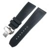 23.5mm Rubber Watchbands For CALIBRE DE CARTIER TANK SOLO SANTOS DE Waterproof Silicone Watch Strap view 1