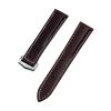 20mm Genuine Cow Leather Watch Band for Omega Strap Seamaster 300 DE Ville AT150 Aqua Terra 150 Watchband Deployment Buckle (Color : Brown with Buckle, Size : 20mm OM Mark) view 1