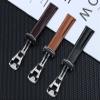20mm Genuine Cow Leather Watch Band for Omega Strap Seamaster 300 DE Ville AT150 Aqua Terra 150 Watchband Deployment Buckle (Color : Brown with Buckle, Size : 20mm OM Mark) view 4