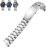 20mm 22mm 316L Stainless Steel Watch Band for Omega Seamaster 300m Speedmaster Planet Ocean 600 Watch Strap Bracelet Belt (Color : Silver 1, Size : 22mm) view 1