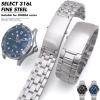 20mm 22mm 316L Stainless Steel Watch Band for Omega Seamaster 300m Speedmaster Planet Ocean 600 Watch Strap Bracelet Belt (Color : Silver 1, Size : 22mm) view 3