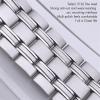 20mm 22mm 316L Stainless Steel Watch Band for Omega Seamaster 300m Speedmaster Planet Ocean 600 Watch Strap Bracelet Belt (Color : Silver 1, Size : 22mm) view 4