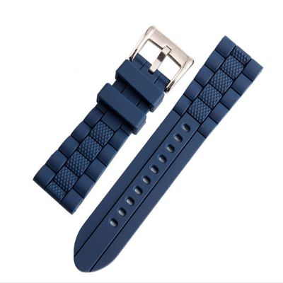 20mm 22mm 23mm Rubber watchband Strap Men Women WATCHBAND for AR Watch (Color : Preto, Size : 20mm)