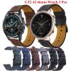 Genuine Leather 20 22mm Bracelet Straps For Huawei Watch GT2 GT 2 42 46mm Smart Replacement Wristband Watch 3 Pro Honor Magic 2 view 2