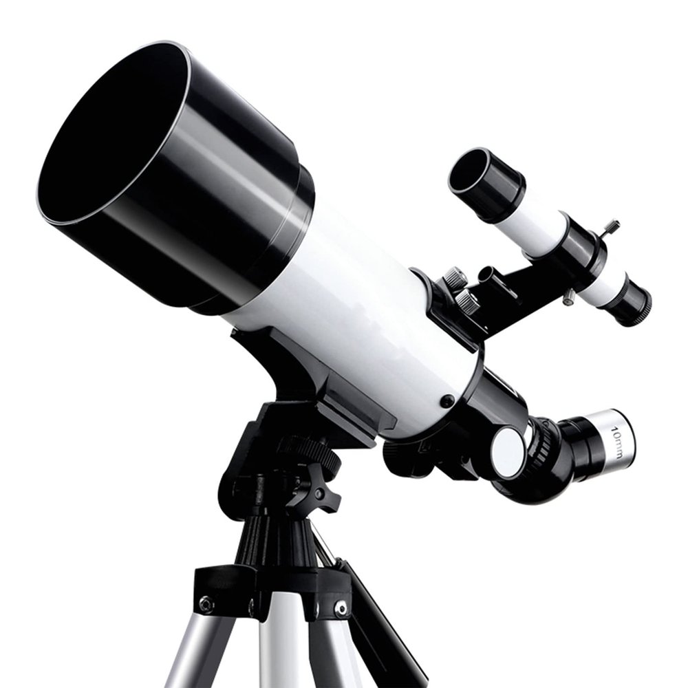 Telescopes for Astronomy Adults,70mm Telescope with 5X24 Finder,Portable Telescope for Kids Beginners with Backpack Tripod (White Us B)