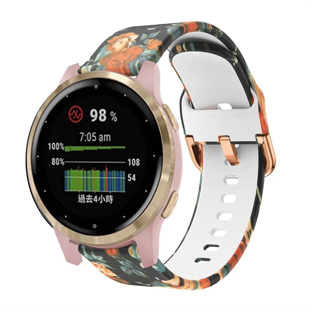 18mm Silicone Replacement Smart Watch Band Strap For Ticwatch C2 For Garmin Active S Smart watch Bracelet Watchband