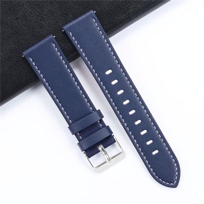 20mm 22mm Leather Watch Strap Band for Huawei WatchGt 2 3 Pro for Amazfit GTR Bracelet Quick Release Men Women WristBelt