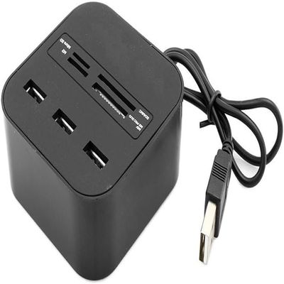 All in One Combo Card Reader for Pen Drive/Cameras/mobiles/PC/Laptop/Notebook/Tablet/or Docking Station/MP3s/PDAs,Color May Vary